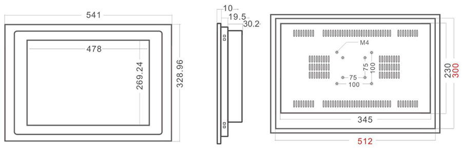 10mm Bezel Industrial Panel PC