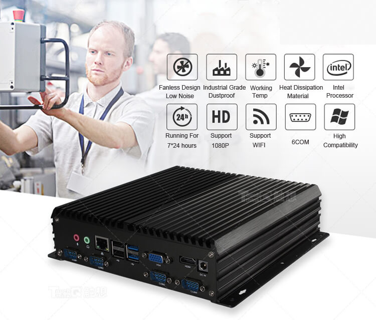 Industrial Mini PC Fanless Box PC