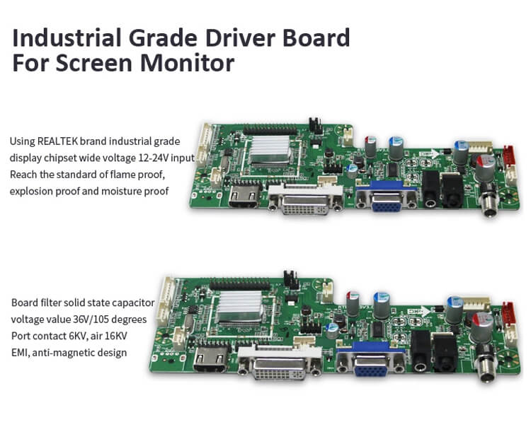 Professional Industrial Grade Display TFT LCD Monitor Hot Sale 13.3"