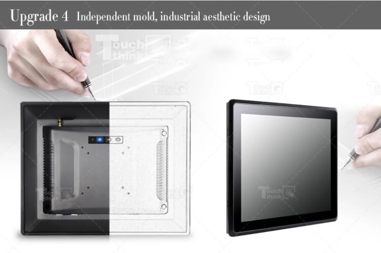 HMI Fanless Industrial Touchscreen All In One Panel PC 10.1"