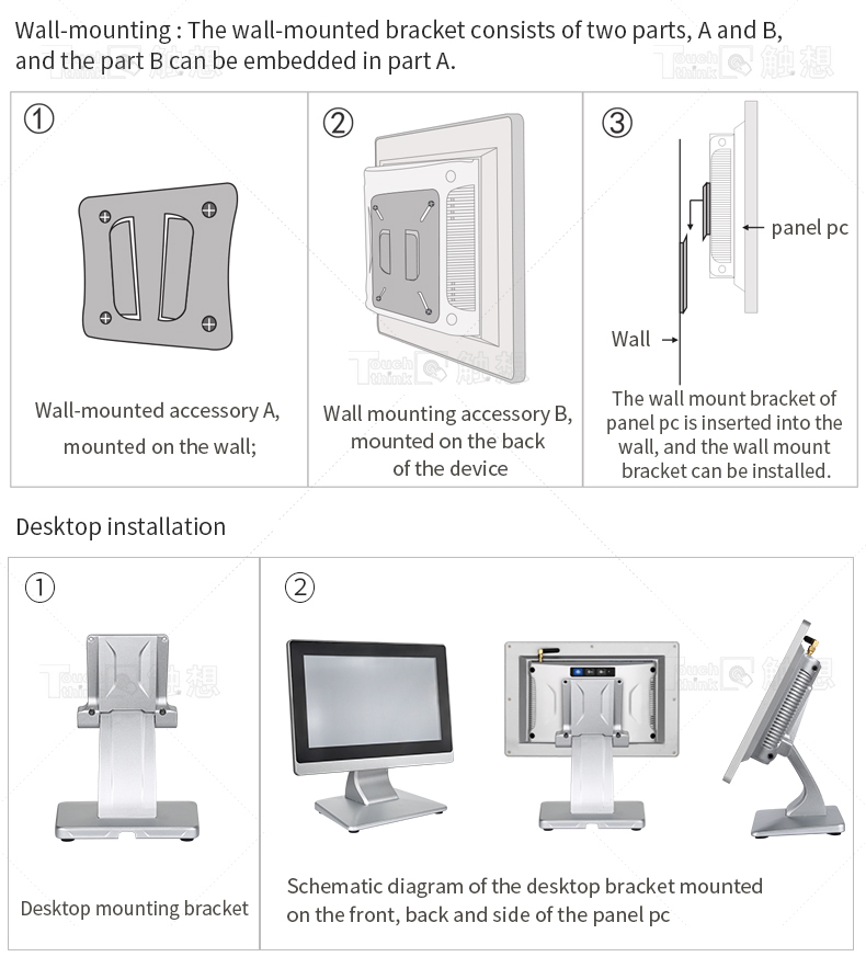 Android Touch Screen Industrial PC 19"