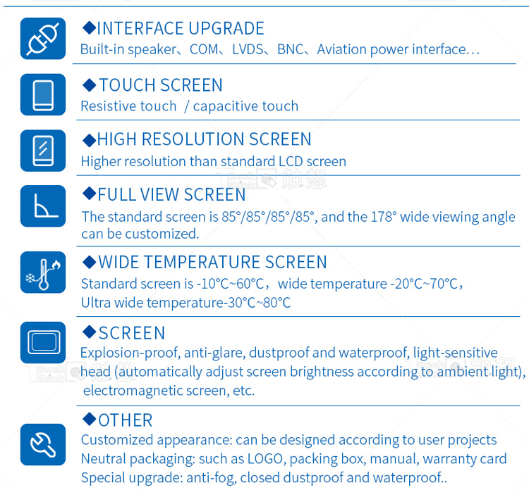 Industrial Monitor With Resistive Touchscreen Factory Direct Supply 21.5"