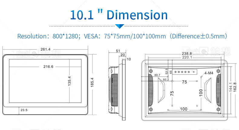 10.1 inch android tablet pc