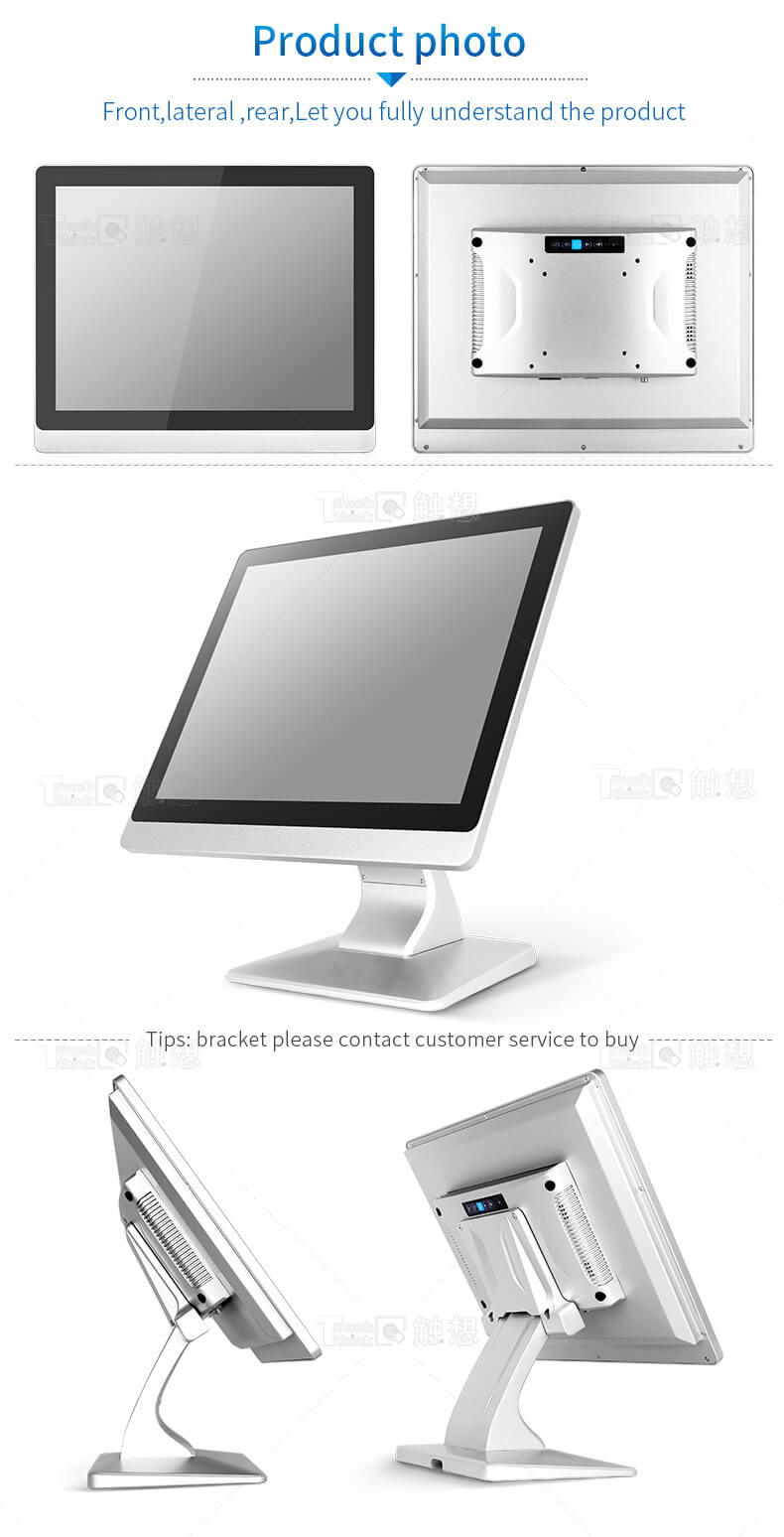 15" Desktop LCD Monitors For Industrial Use