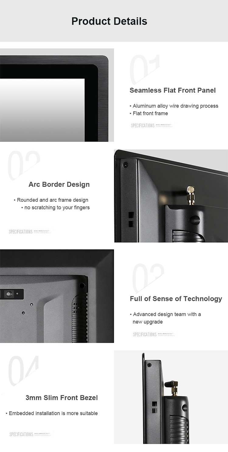 Fanless Industrial Panel PC Support Wide Temperature Operation