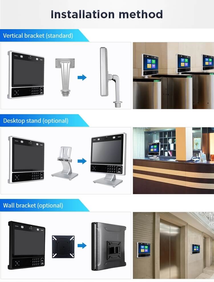 11.6 Inch Face Detection Verification For Access Control And Payment System