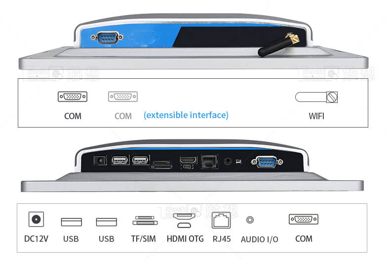 Industrial Tablet with Android OS CE RoHS Approved 10.1"