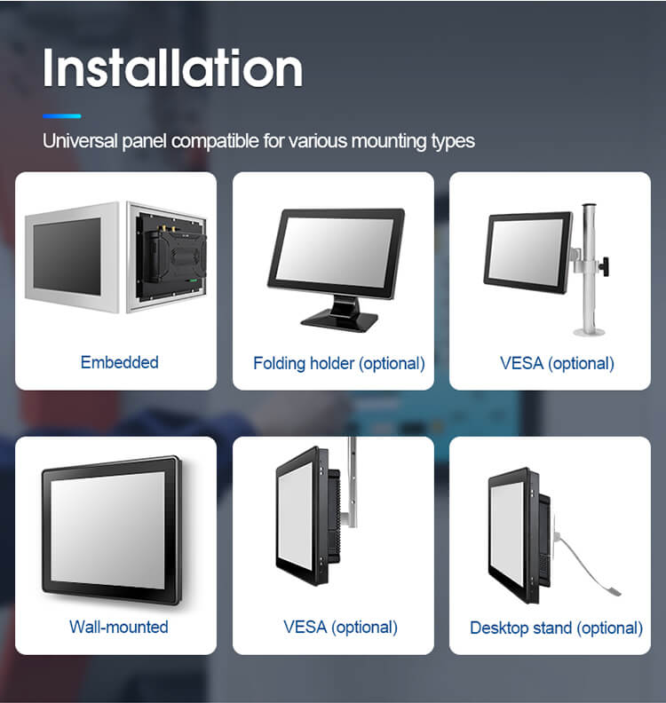 10.4" Industrial Rugged Flat Panel Displays