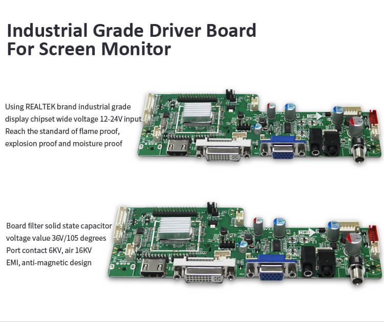 Newest LCD Industrial Monitor with High Resolution 19 Inch