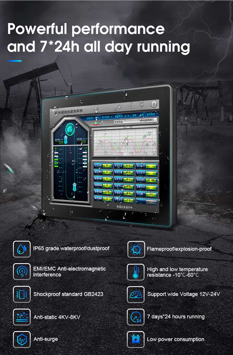 Industrial Android Tablet PC PoE Dual LAN Ethernet Android 6.0