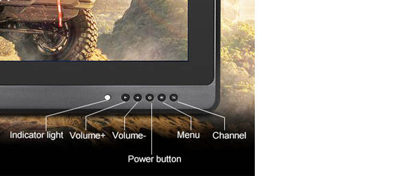 IP65 Sunlight Readable Marine Monitor Display