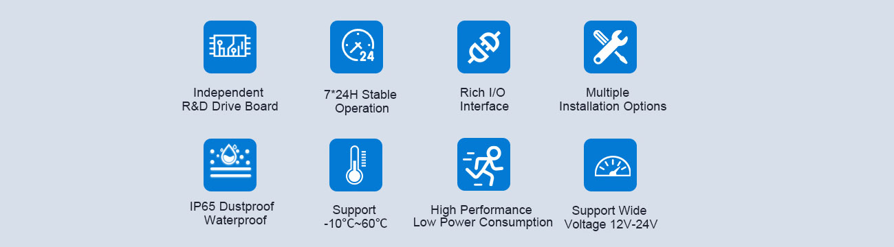 Industrial Grade LCD Monitor High Brightness Monitor IP65 Waterproof 21.5 Inch