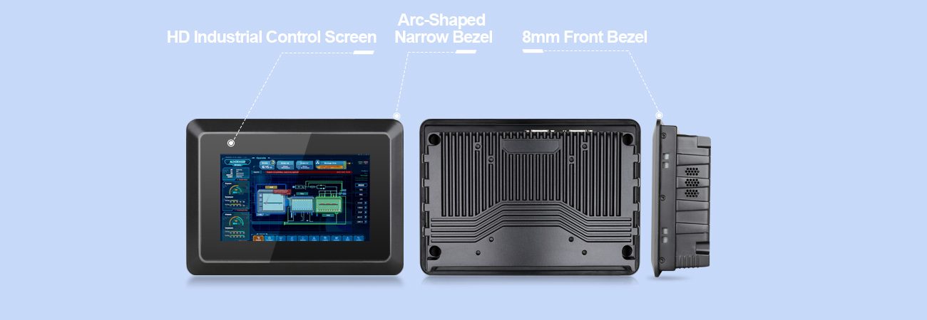 Small Size Industrial LCD Displays 7 inch Monitor 8 inch Touch Monitor