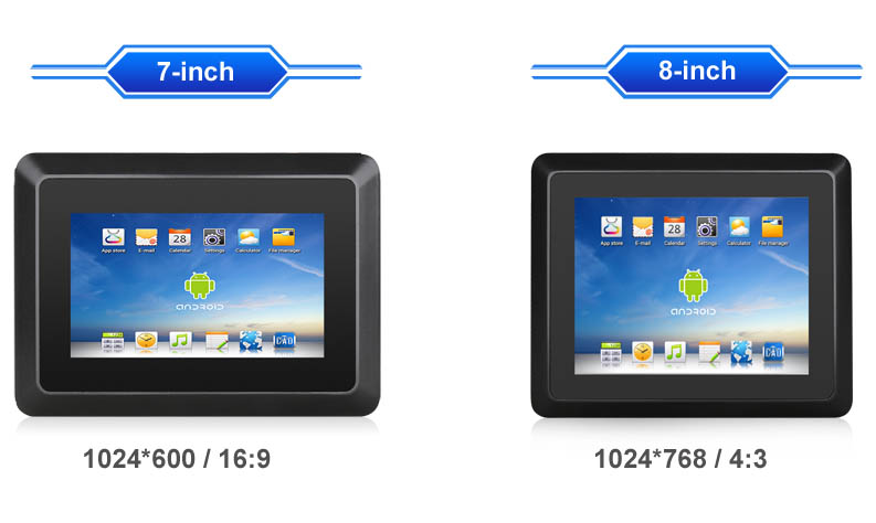 Small Size Industrial Android 7" 8" Tablet PC