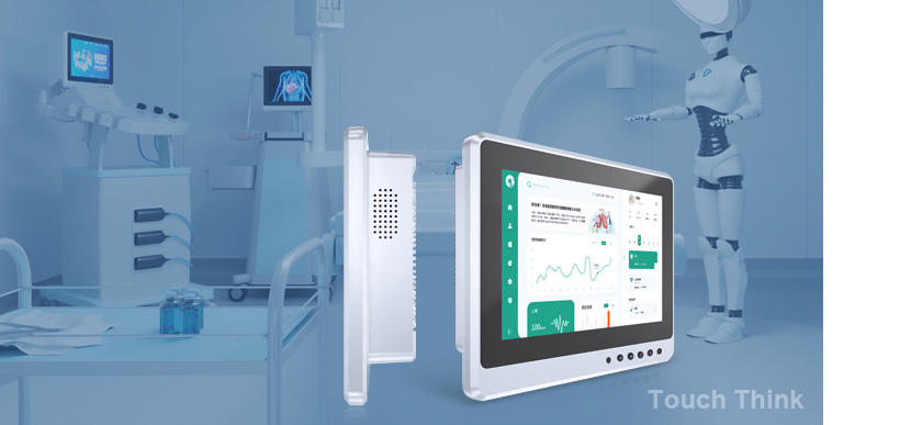 LCD Monitors For Mobile Medical Carts In Healthcare Hospitals and Clinics Patient Care