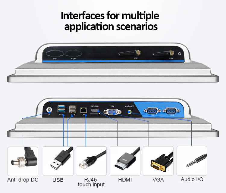 17.3" Industrial All-in-One Panel PC J1900 Multi-Touch Capacitive Built to last