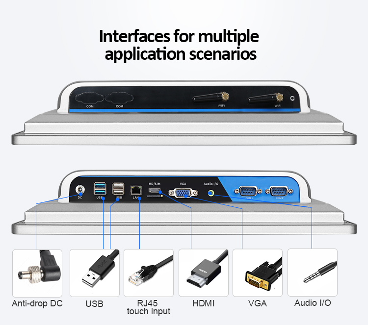 Industrial Panel PCs Wall Mount 11.6 Inch IP65 Waterproof