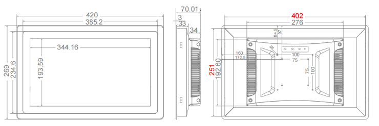 15.6 inch Industrial Panel PC