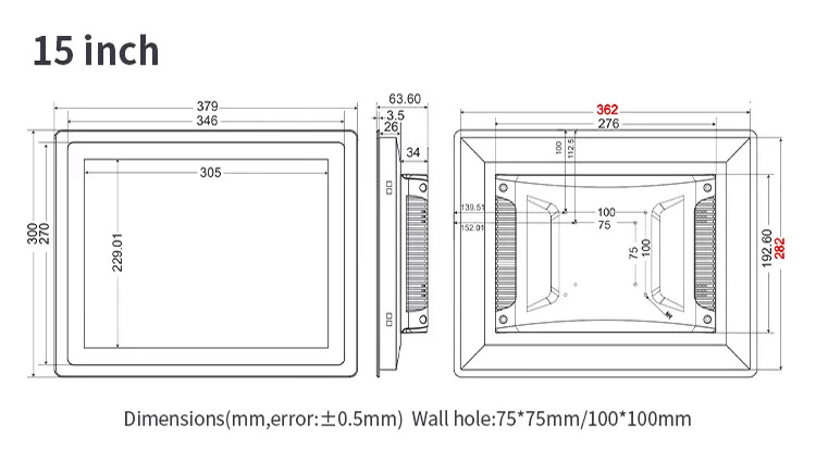 Touch Think Industrial Non-Touch Screen Monitor