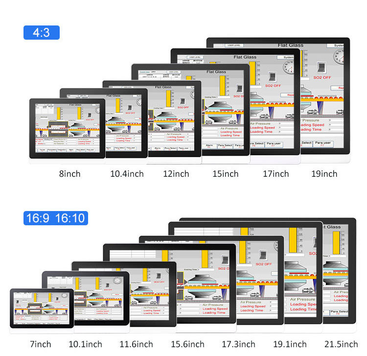 Sunlight Readable LCD Display Monitor Resistive Touch Screen 19.1 Inch