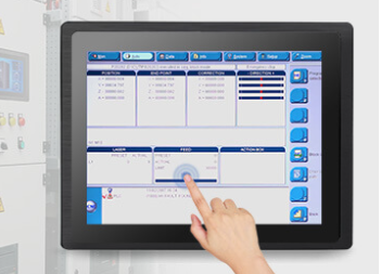 Industrial touch screen displays
