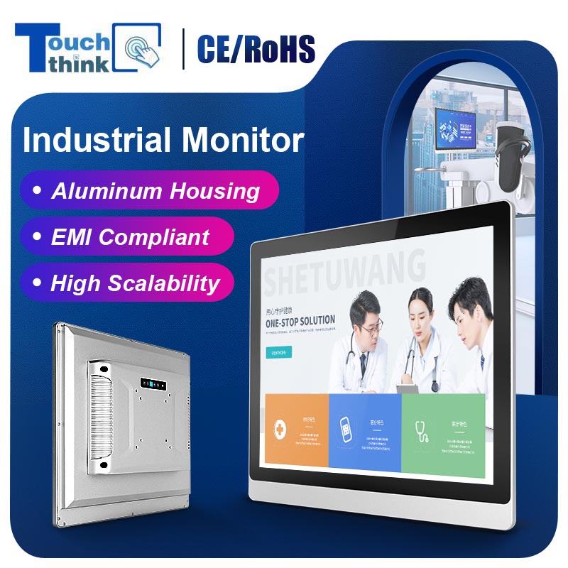 Industrial Capacitive Touch Screen Display Flat Panel 10.4 Inch