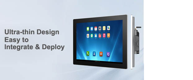 Slim Ultra Thin ARM Architecture Industrial Panel Computer with Multiple Mounting Options