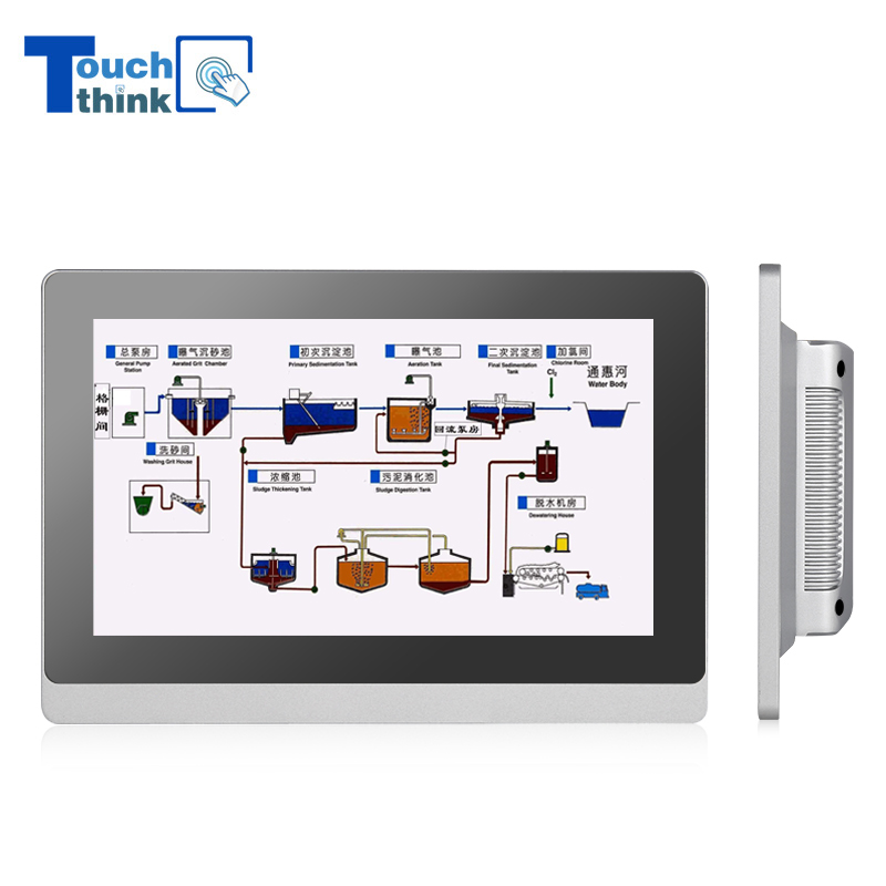 Industrial Monitor For Water And Sewage Treatment Solution 17.3 Inch