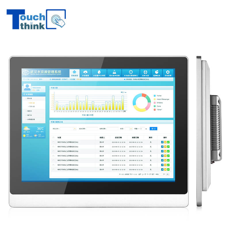 Industrial HMI Screen Touch Panel Monitor IP65 Waterproof 15 inch