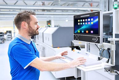 Android Panel PC Equipped In MES Terminals Improve Management Efficiency For Smart Factory