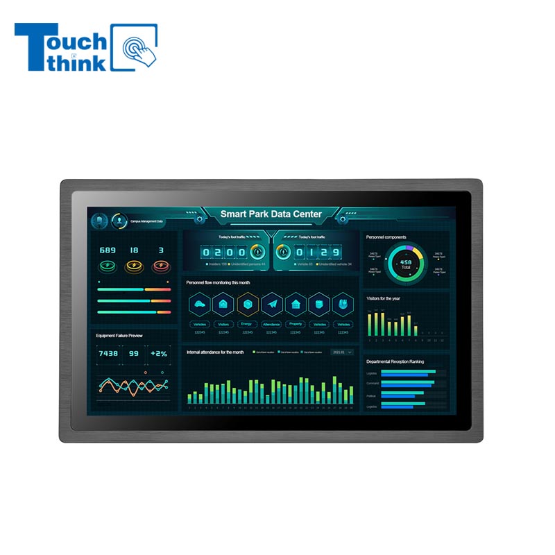 23.8 inch Wide Temp 1000nit Industrial Digital Signage Monitor & Touch Screen