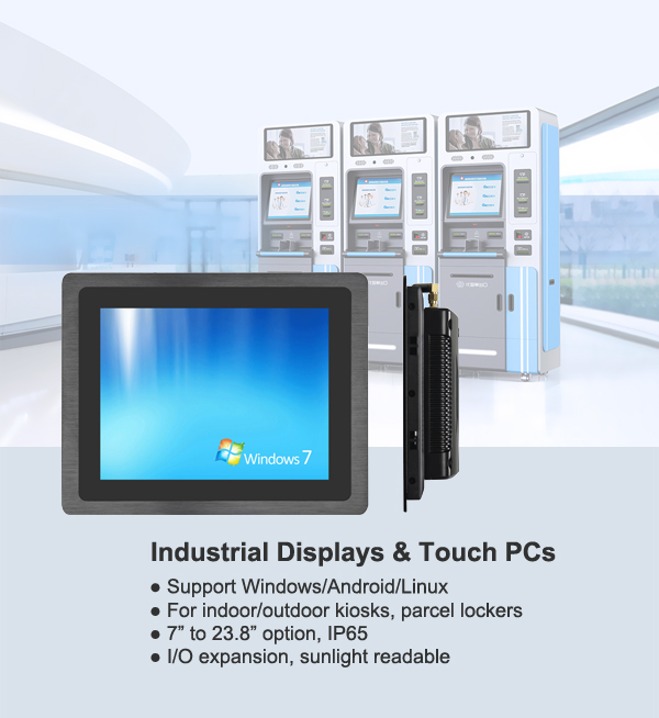 Industrial touch screen monitors are designed and tested for harsher environments making them much more rugged, compared to typical 