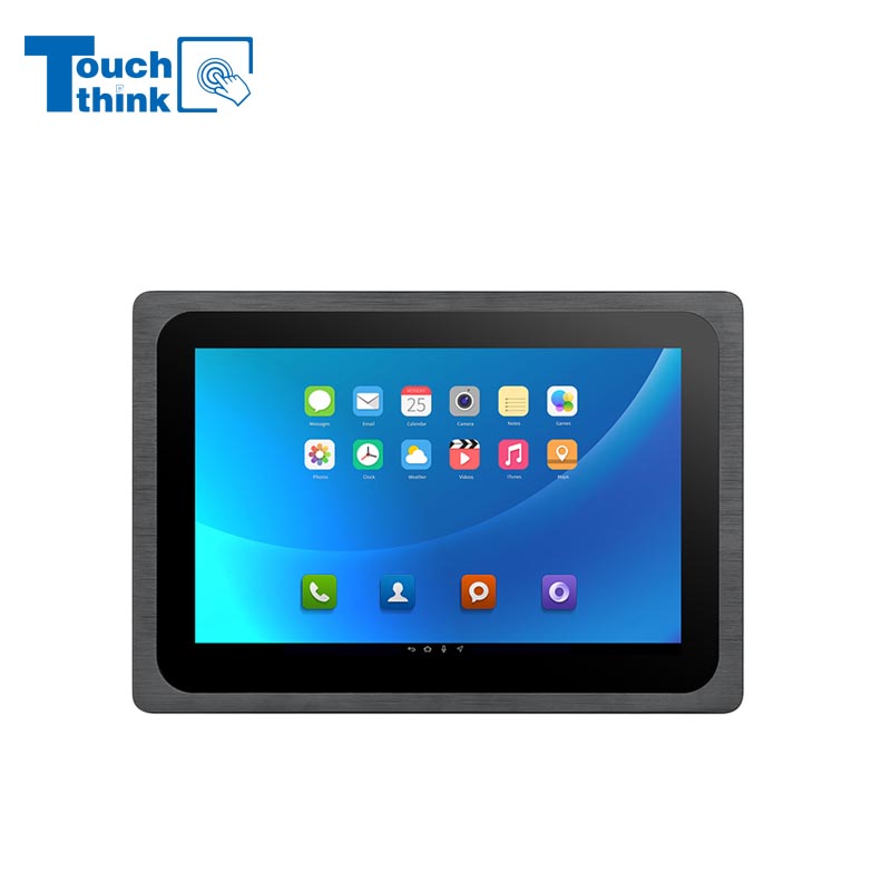 12.1 inch Fanless Industrial Panel PC, Rugged Aluminum Housing, Wide Temperature Operation