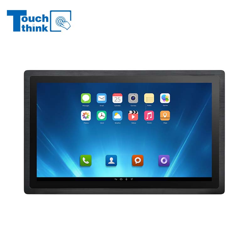 23.8 Inch Industrial Panel PC, Slim Ultra-Thin Design, Multiple I/O Ports, Rugged Touch Computer for IIoT