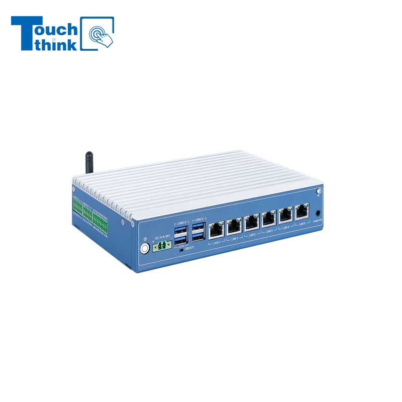 Industrial Rugged Mini Fanless PC Android 14.0 OS Abundant I/O Ports 2*2.5GbE+4*1GbE 6 TOPS NPU