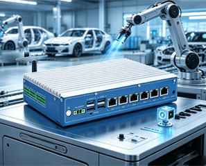Industrial Embedded Computer for Automotive Production Line Automation